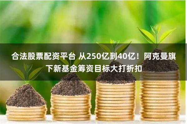 合法股票配资平台 从250亿到40亿！阿克曼旗下新基金筹资目标大打折扣