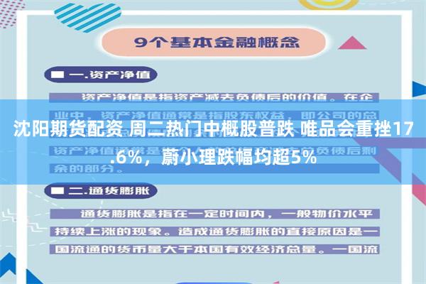 沈阳期货配资 周二热门中概股普跌 唯品会重挫17.6%，蔚小理跌幅均超5%