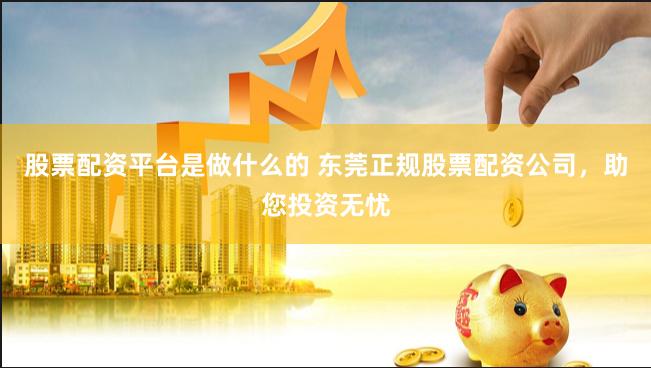 股票配资平台是做什么的 东莞正规股票配资公司，助您投资无忧